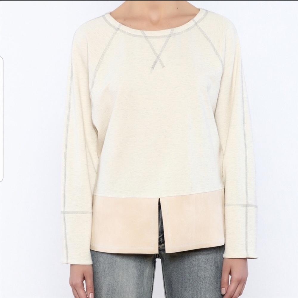 Mur Mur Suedette Trim Top